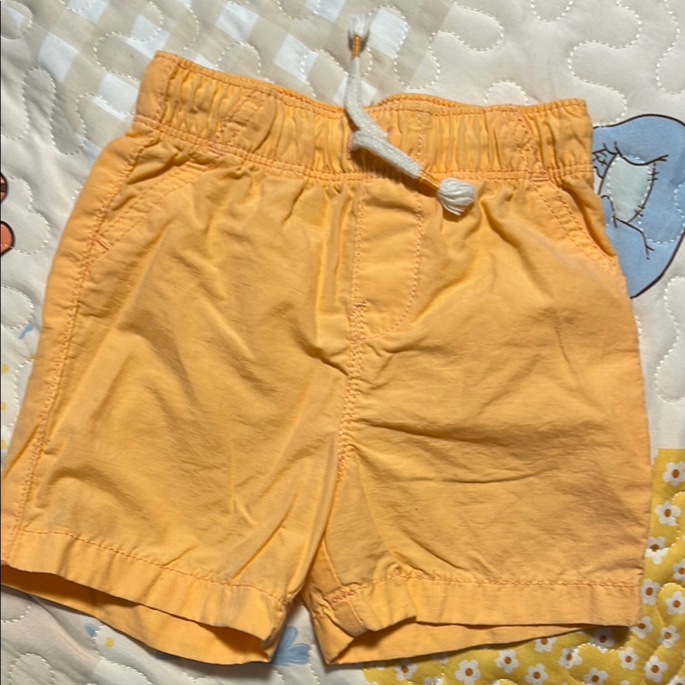 Kids Orange Shorts